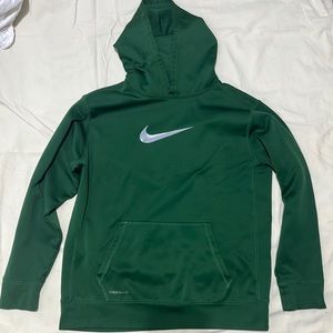 Nike Therma-Fit Hoodie, Green, Size Youth XL